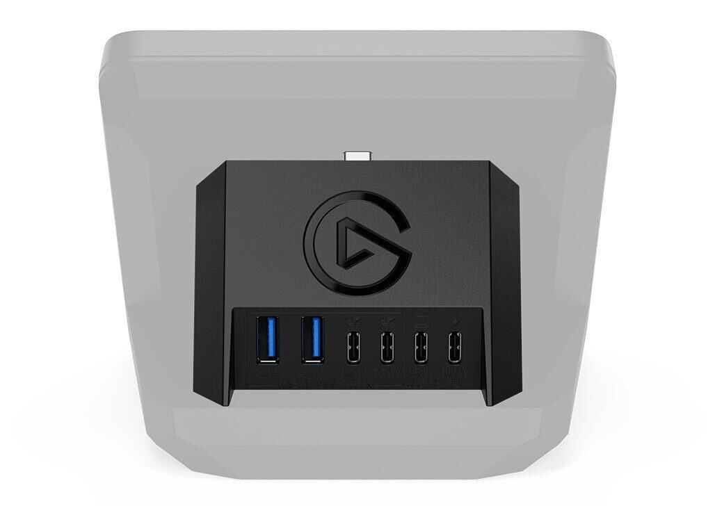 新品　elgato USB HUB for Stream Deck+ Elgatoのカスタムキーデバイス「Stream Deck +」の背面にオーディオ