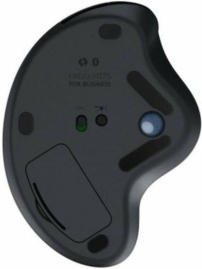 Logitech Ergo M575 for Business Wireless Ergonomic Bluetooth Mouse cu Trackball Negru