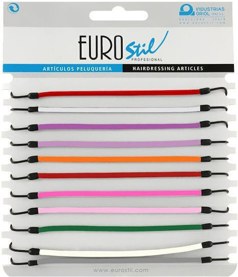 Eurostil Eurostil Haargummis Mit Haken Set 12 Stück