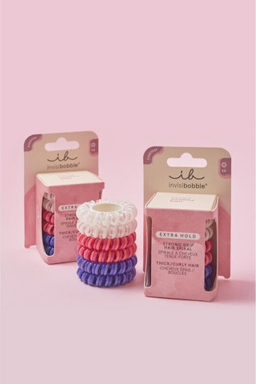 Invisibobble Extra Hold Подредба Спирални Гумени Ластици За Коса 6 Бройки