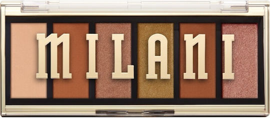 Milani Παλέτα με Σκιές Ματιών Matte σε Στερεή Μορφή Burning Desire