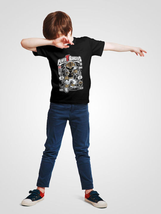 Παιδικό T-shirt Black Power Ranger