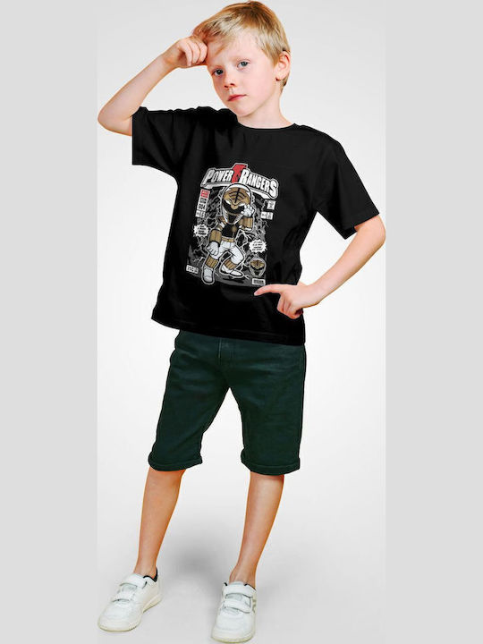 Παιδικό T-shirt Black Power Ranger