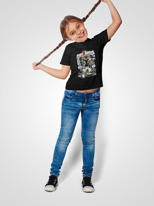 Παιδικό T-shirt Black Power Ranger