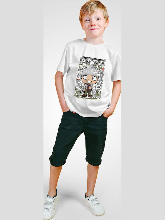 Παιδικό T-shirt White Kevin Home Alone