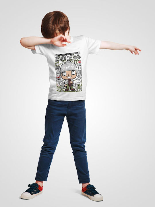 Παιδικό T-shirt White Kevin Home Alone
