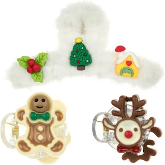 Invisibobble Сет Щипки За Коса Clipstar Бели 3 Бройки