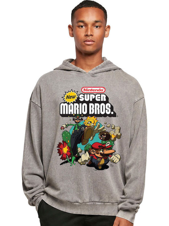 Oversized Premium Hoodie Super Mario Bros Pop Culture Asphalt Oversized Premium Hoodie Super Mario Bros Pop Culture Asphalt