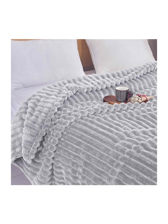 SpitiBazaar Blanket Velvet Queen 220x240cm Grey