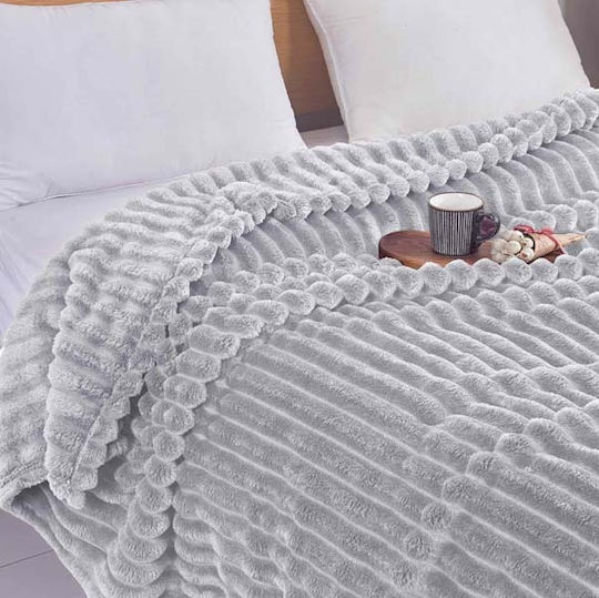 SpitiBazaar Decke Samt Übergröße 220x240cm Grey