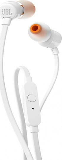 JBL Tune 110 In-ear Handsfree Headphones with Connector 3.5mm White