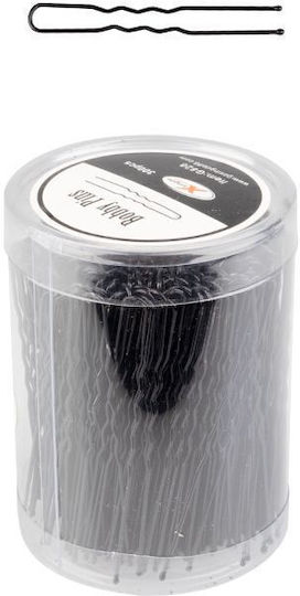 Activeshop Hair Clips E-65 300 Pcs 7 Cm Black