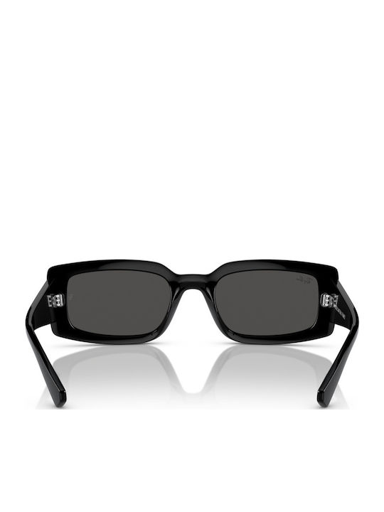 Ray Ban Kiliane Унисекс Слънчеви Очила с Черна Пластмасова Рамка и Черни Лещи
