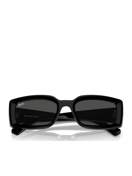 Ray Ban Kiliane Унисекс Слънчеви Очила с Черна Пластмасова Рамка и Черни Лещи