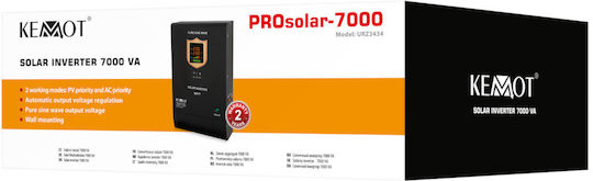 KEMOT PROsolar-7000 Wechselrichter Nennleistung 5000W mit Nenn-Eingangsspannung 60V
