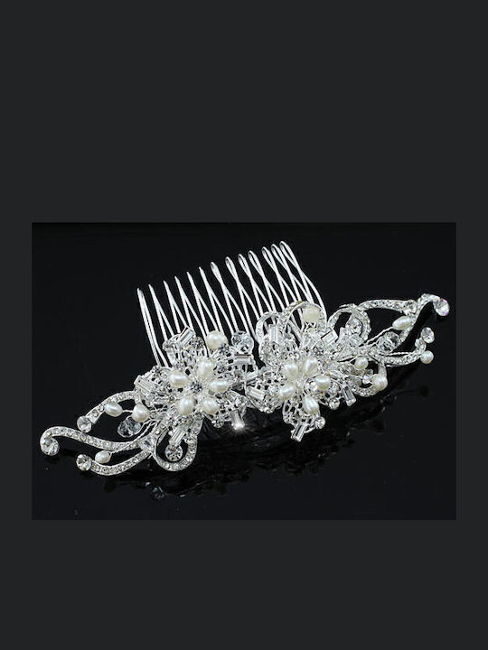 Bridal Handmade Hair Comb Real Freshwater Pearls Swarovski Crystals Prada