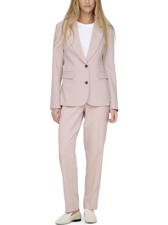 Only Raven Lung Blazer pentru femei Sacou Pink