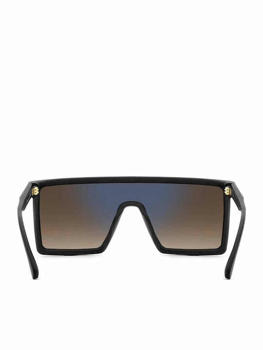 Carrera Unisex Sunglasses With Black Horn-Rimmed Frame And Grey Gradient Lens VICTORY C07/S 00386