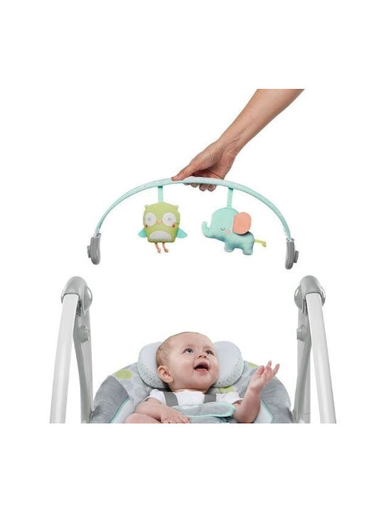 Ingenuity Electric Baby Relax Swing Swing 'n Go with Music Gray