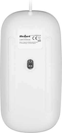Rebel WDM210 Verkabelt Maus Weiß