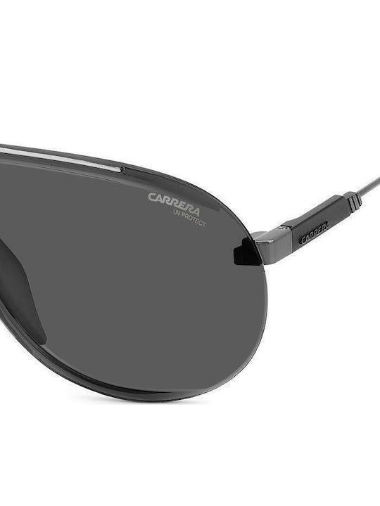 Carrera Superchampion Ανδρικά Γυαλιά Ηλίου με Γκρι Μεταλλικό Σκελετό και Γκρι Ντεγκραντέ Φακό SUPERCHAMPION V81/2K