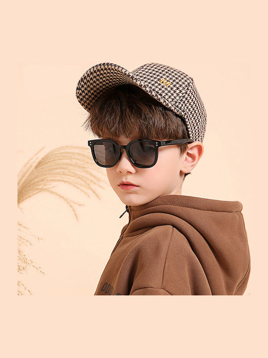 Techsuit Square Kids Sunglasses with Polarized Black Lens for 3-12 Years