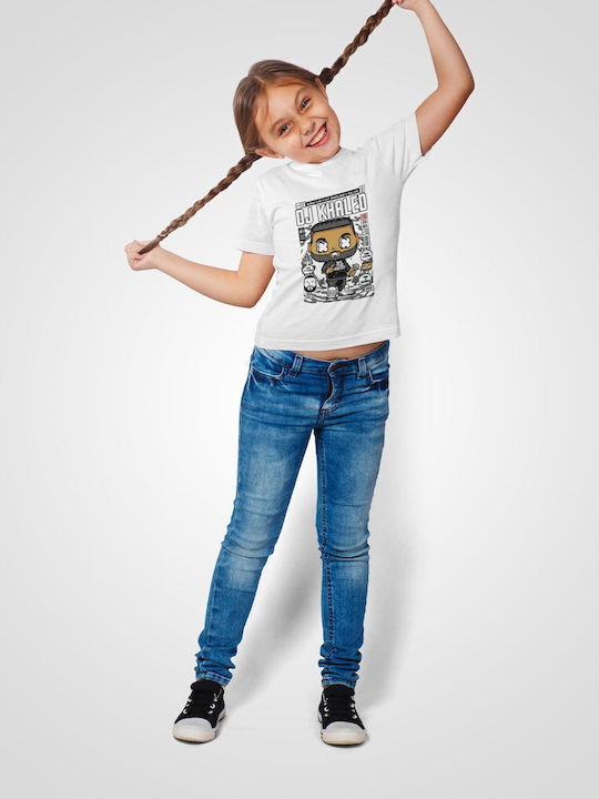 Παιδικό T-shirt White Dj Khaled  White