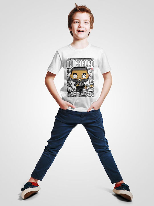 Παιδικό T-shirt White Dj Khaled  White
