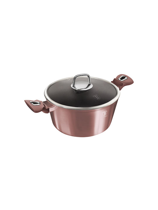 Berlinger Haus i-Rose Collection Deep Pot Made of Aluminum 2.2lt / 20cm