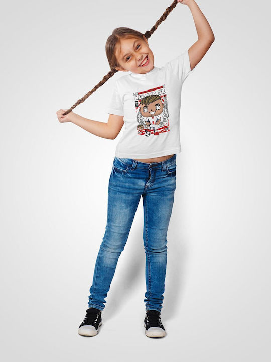 Παιδικό T-shirt Λευκό Neymar Jr  White