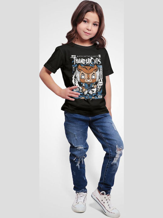 Παιδικό T-shirt Μαύρο Tygra