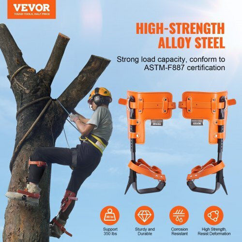 Vevor Tree Climbing Set Spikes Spurs Safety Rope Belt Pszzpzczhkpz0ixftv0