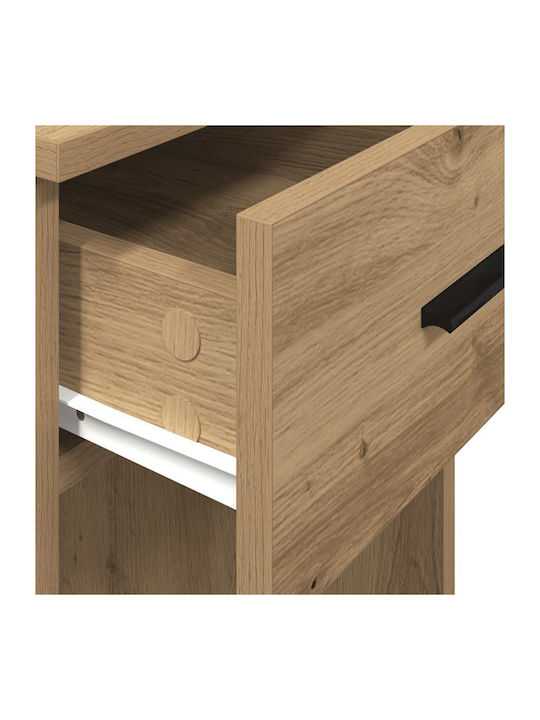 Computer Tower Stand Drawer Artisan Oak 35x45x77 cm Artisan Oak 858748