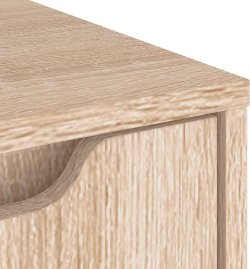Vidaxl Bufet Visnes Stejar Sonoma 60x40x73 Cm Lemn Ingineresc