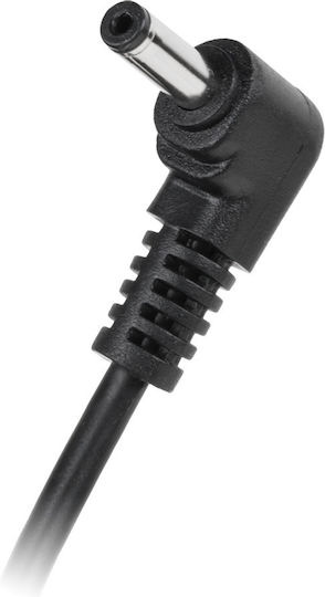 Захранващ кабел с ъглов щепсел 3.5/1.5 12v/3a Rebel Installation