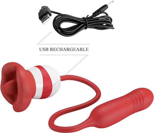 Pretty Love Ashlynn 5 Vibration Functions 5 Thrusting Settings 5 Licking Settings