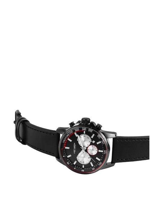 Just Watch Uhr Batterie mit Lederarmband