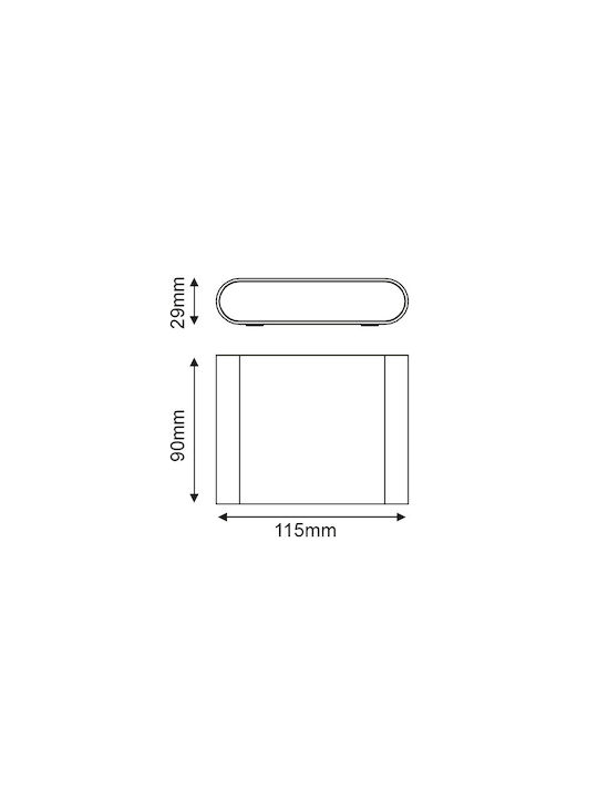 Aca Wall-Mounted Outdoor Light LED IP54