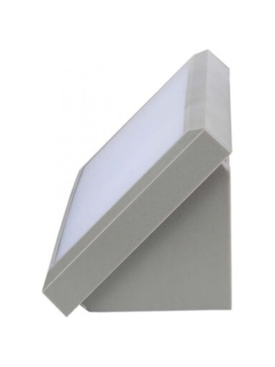 V-TAC Wall-Mounted Outdoor Ceiling Light LED IP65 12W with Warm White Light 26.5x12x8.1εκ.