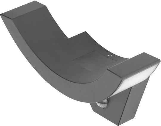 Adviti Стенно Външно Осветително Тяло LED IP54 10W с Естествено бяло Светлина 28.9x14.7x9εκ.