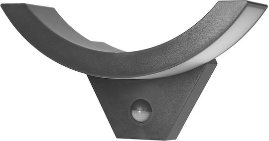 Adviti Стенно Външно Осветително Тяло LED IP54 10W с Естествено бяло Светлина 28.9x14.7x9εκ.
