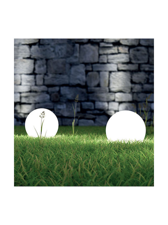 Aca Opal Lamp Globe Outdoor for Socket E27 White