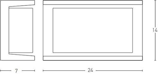 Zambelis Lights Deckenleuchte 7x24x14cm Zambelis Lights Deckenleuchte 7x24x14cm