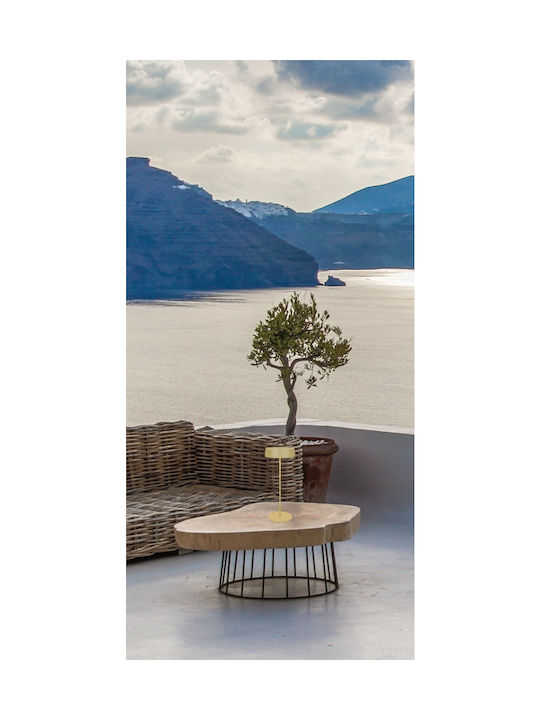 Zambelis Lights Desktop Outdoor Floor Lamp 2.2W with Warm White Light IP54 Gold