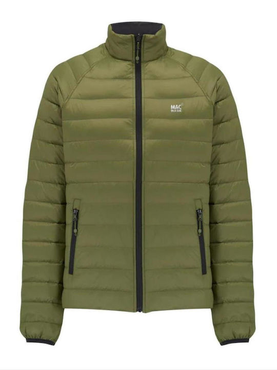 Geacă Puffer Cu Două Fețe Jet Black/Olive