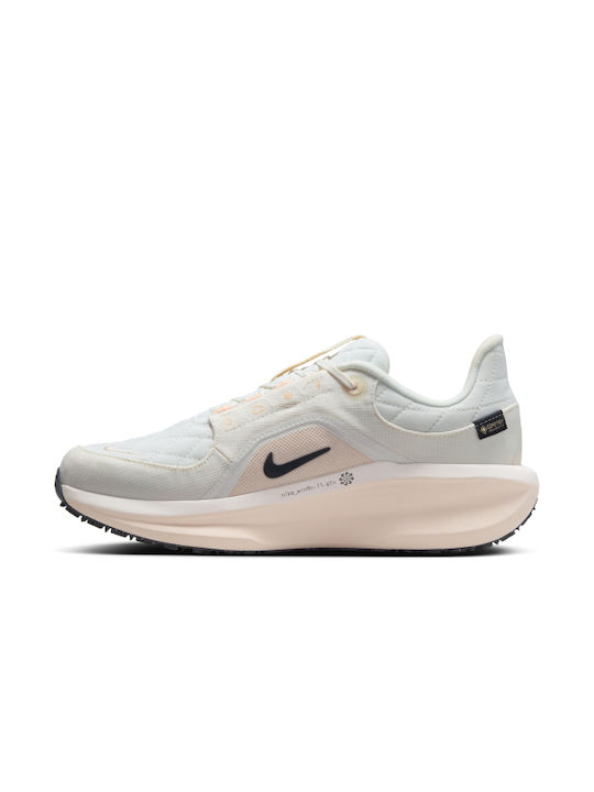 Nike Sport Shoes Running White Waterproof with Gore-Tex Membrane