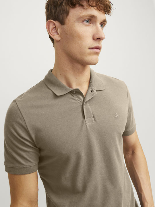 Jack & Jones Polo T-shirt Brown