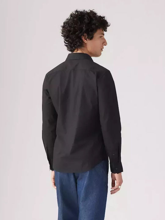 Levi's Battery Housemark Cotton Shirt Black
