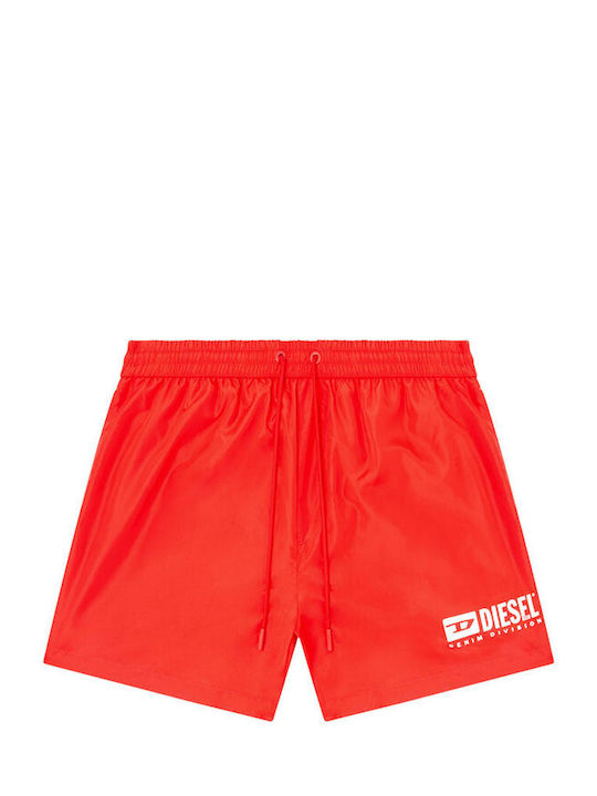 Men's Swimwear Shorts Red with Patterns