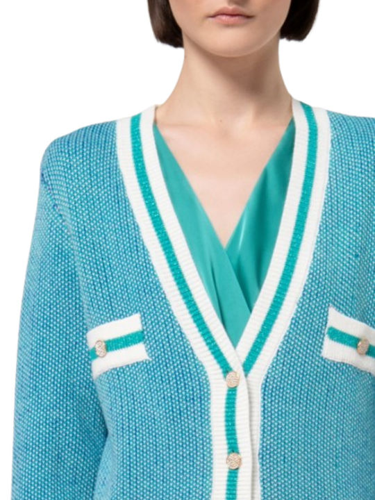 Gestrickte Damen Strickjacke mit Knöpfen Ange